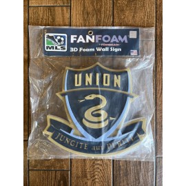 Foamheads New MLS Philadelphia Union 3D Fan Foam Logo Holding Wall Sign Made in USA