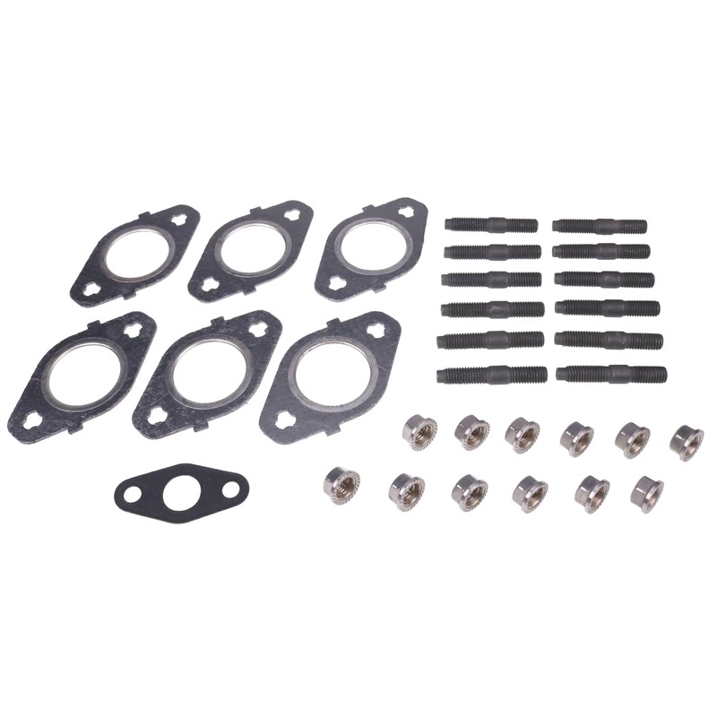 Czomoizc Exhaust Manifold Gaskets, Stud & Nut Kit Compatible with