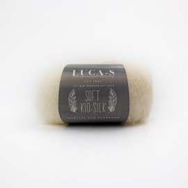 Soft Kid Mohair and Silk Yarn for Knitting, 75% Mohair 25% Silk Knitting & Crochet Lace Yarn, 25g 210m Fluffly Soft Yarn