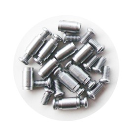 SICOLAS 10 Sets Pocket Knives Backspacer Standoff Stop Pins, EDC Knife Pivot Pin Screw, Folding Knife Rivets Shaft Fasteners (A)