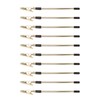 10Pcs Metal Memo Clips Gold Color Electroplated Safe Light Strong