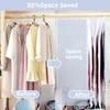 WeeGoo Hanging Vacuum Storage Bags for Clothes with Pump, 6