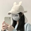 Qzkouma GAQ-0175 Women's Boa Cap, Autumn and Winter, Lambswool Hat,