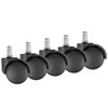 Amstyle SPM1.914 Locking Wheels for Office Chair for Use on