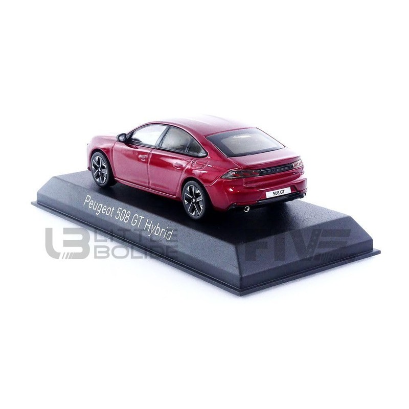 Noreb 1/43 Peugeot 508 GT Hybrid 2023 Elixir Red