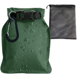 Travel Soap Bag Waterproof and Leak-Proof Quick-Drying Soap Holder for Shower, Travel, Camping, Hiking Compact Lightweight (Green)