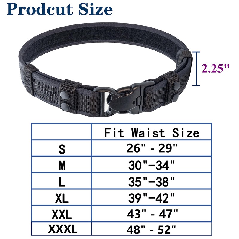 Dotacty Duty Belt for Police Law Enforcement Security Correctional Officer