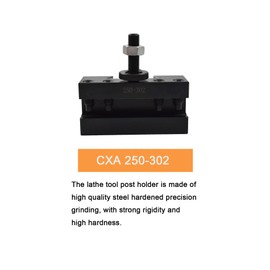 Kimllier 1Pcs Wedge Tool Post CXA 250-302 Quick Change Turning & Facing CNC Tool Post Holder