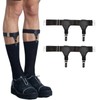Verdancy Men’s 2 Pieces Sock Garters Belt Holders Adjustable Non-Slip