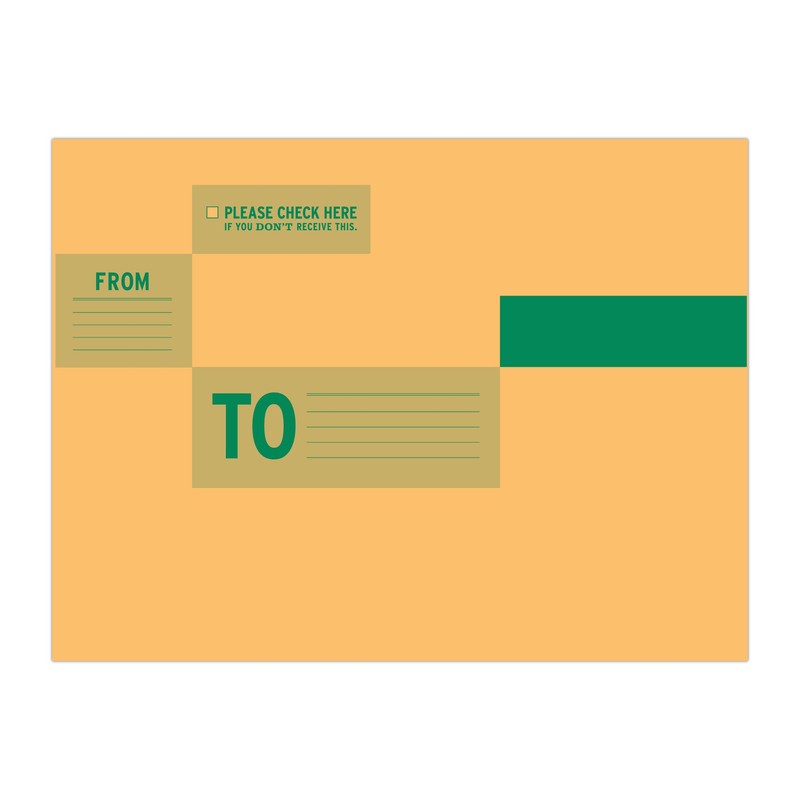 Knock Knock Manila Envelopes, 6-Count, Receive This