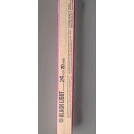 GE (2) GE 20w 24" Blacklight Fluorescent Tube Bulb Bi Pin Med ***USAMADE