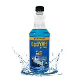 BooYah Clean Boat Wash – Only 4oz Per Gallon Super Concentrated Formula for Cleaning All Types of Watercraft – Meets EPA Safer Choice Direct Release Criteria