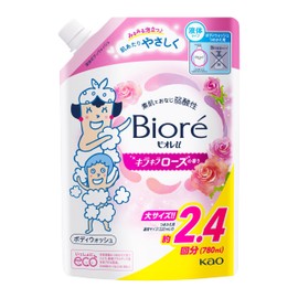 Bioreu Body Soap, Sparkling Rose Scent, Refill, 26.7 fl oz (780 ml), Weak Acid, Can be Used on Baby's Skin