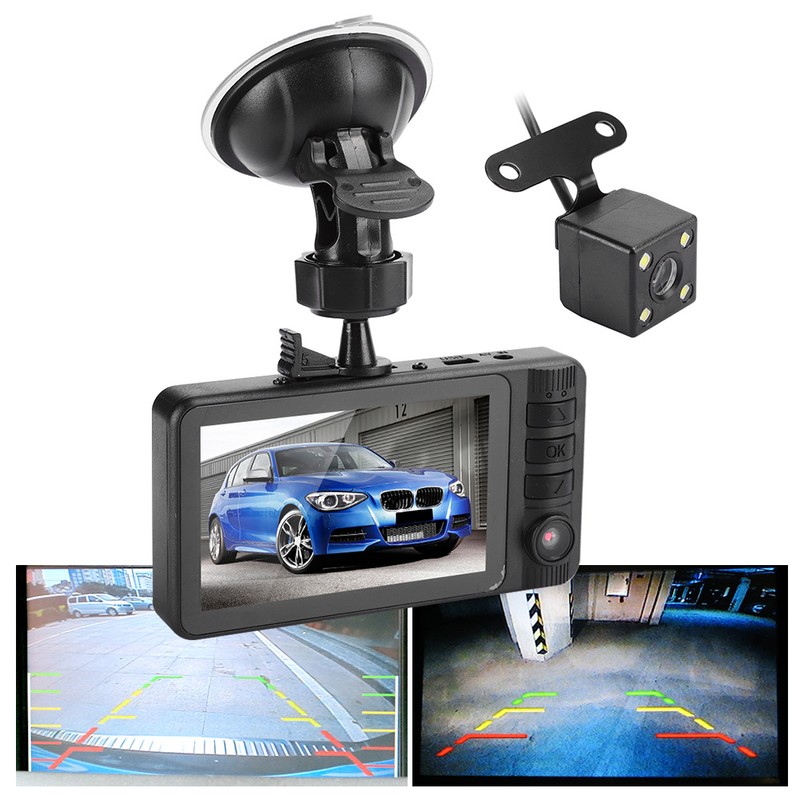 3.2in 1080P Car Video Recorder FHD 170 Degrees Dashboard DVR