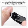 Cortaúñas 3 Piezas, Corta Uñas Adulto, Cortaúñas de Acero Carbono
