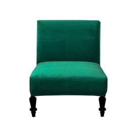 Eco-Ancheng Armless Chair Slipcover Removable Armless Accent Chairs Covers Washable Armless Slipper Chair Slipcover Printed Armless Chair Furniture Protector Covers for Living Dining Room Hotel