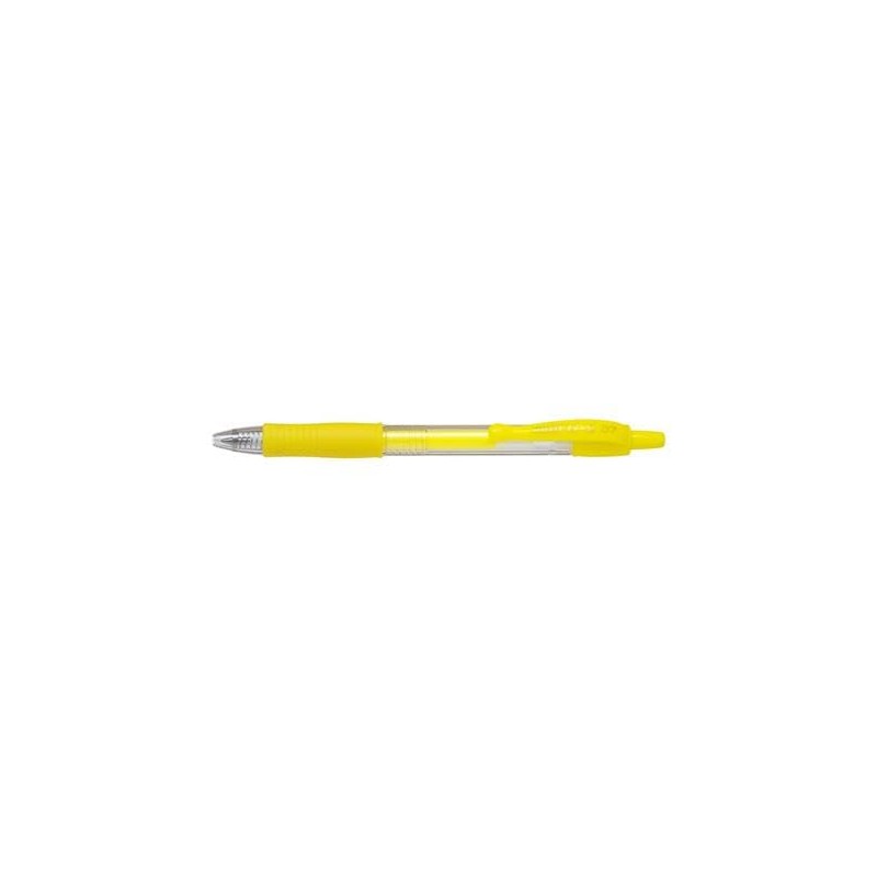 Pilot G2 07 Neon Yellow Gel Ink Pen