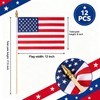 American Flags for Outside, 12 Pcs 8x12 Inch American Flags