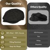 KUJUHA Wool Newsboy Cap for Men Flat Irish Cabbie Ivy