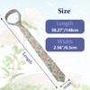 LHXzizizi Floral Ties Skinny Tie for Men, Cotton Mens Neckties
