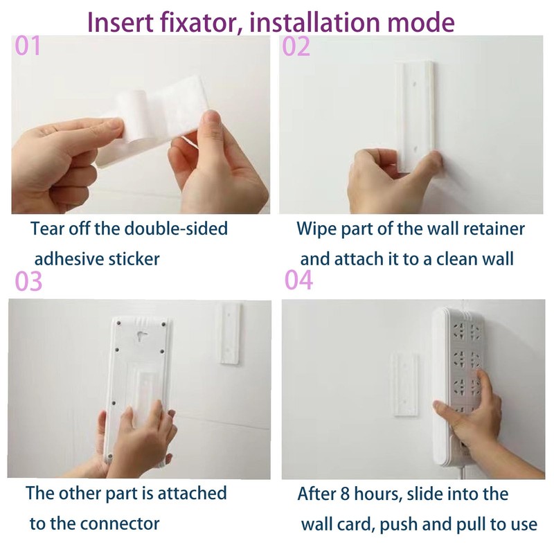 Cable Organizer Box, Cord Management, Black (White)
