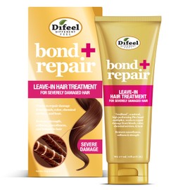 Difeel Bond & Repair Leave in Hair Treatment for Severely Damaged Hair 6 oz. - Deep Bond Hair Treatment, Bond Rebuilder for Hair Repair