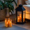 Homemory Amber Flameless Battery Operated LED Candles with Remote Control,