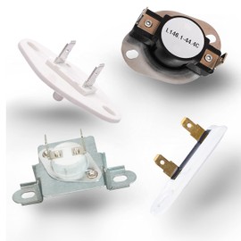 AZ4U 3391913 8318314 3391914 279973 8577274 3392519 Dryer Thermostat and Thermal Cut-Off Fuse Kit Replaces WP3391914 WP8577274 WP3392519 3977395 3404151 For Whirlpool, Maytag, Kenmore, Amana Dryer