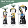 Golf Club Head covers Fairway Wood FW with Interchangeable Number