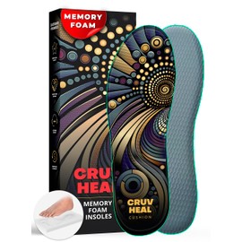 Memory Foam Shoe Inserts - for Men and Women - Extra Cushion Insoles - Soft and Comfortable (Men 12.5 - Women 13.5)