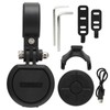 Alomejor Adjustable 80-130DB Electric Bicycle Horn with Remote Control, USB