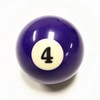 Sinsilvie Replacement Pool Ball，Replacement Eight Ball, 2-1/4" Regulation Size Billiard, Billiard Pool Table Accessories (4)