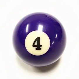Sinsilvie Replacement Pool Ball，Replacement Eight Ball, 2-1/4" Regulation Size Billiard, Billiard Pool Table Accessories (4)