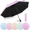 Clarquay Travel Umbrella Compact Umbrella for Women and Men Small