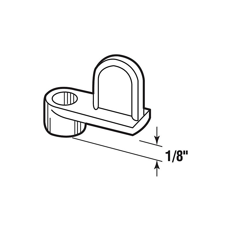 Prime-Line L 5502 1/8 In. Diecast Window Screen Clips, Zinc