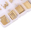 M2 Standoff, Female Brass Cylindrical Thread Standoff with Stainless Steel