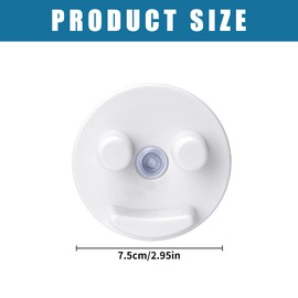 Scrub Sponge Holder for Daddy Mommy,Smiley Face Sponge Storage Holder,Suction Cup Scrub Holder For Sink,Kitchen Sponge Holder, Holder for Scrub Daddy Mommy Sink Organization(Sponges Not Included)