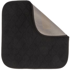 Sensalou Waterproof Chair Cushion 45 x 45 cm Black - Washable Seat Pad for Incontinence, Wheelchair Cushion, Chair Protection and Seat Protection, Oeko-Tex Tested