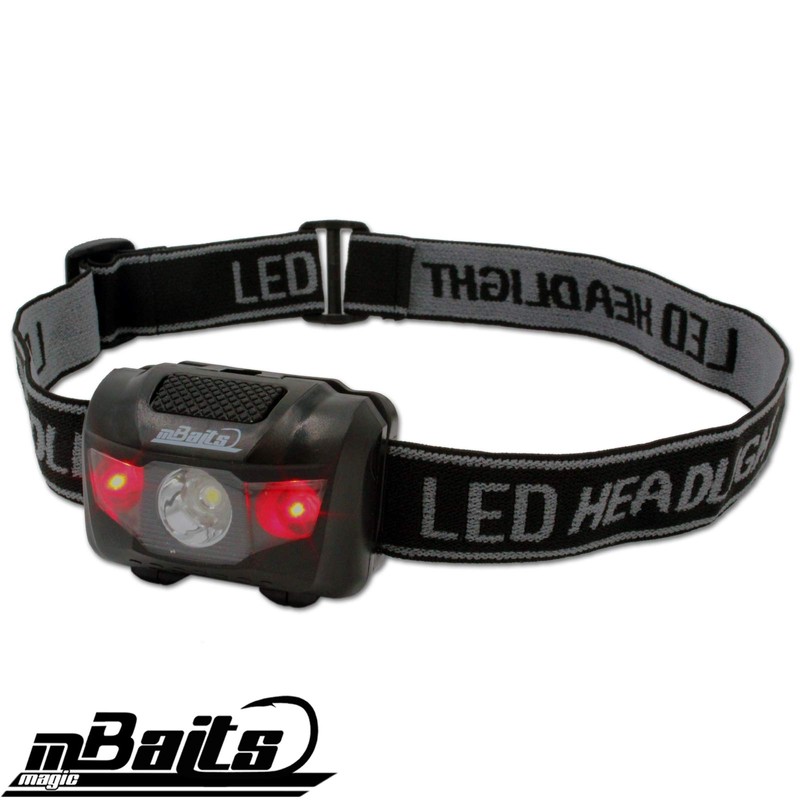 Magic Baits LED Headlamp Multicolour Head Torch Fishing Lamp