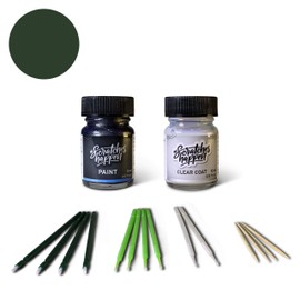 ScratchesHappen Exact-Match Touch Up Paint Kit - Sage Brush Pearl (NH-662P) for Honda - Essential (Paint + Clear Coat)
