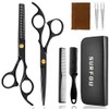 SURFOU Hair Scissors Set 6.7 Inch Hairdressing Scissors Professional Hair