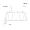 FOMANSH Wine Glass Rack - Under Cabinet Stemware Wine Glass
