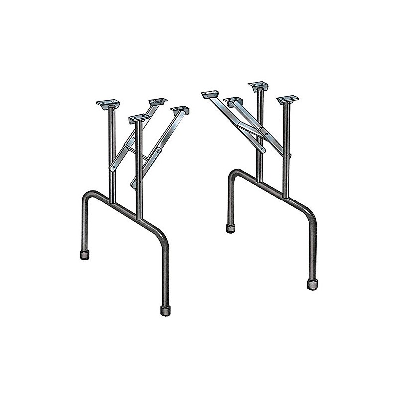 ROCKLER Set of 2 Folding Banquet Table Legs - Sturdy