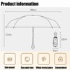 HUAMu Mini Parasol Travel Ring Handle Coating Layer Fabric Blocking