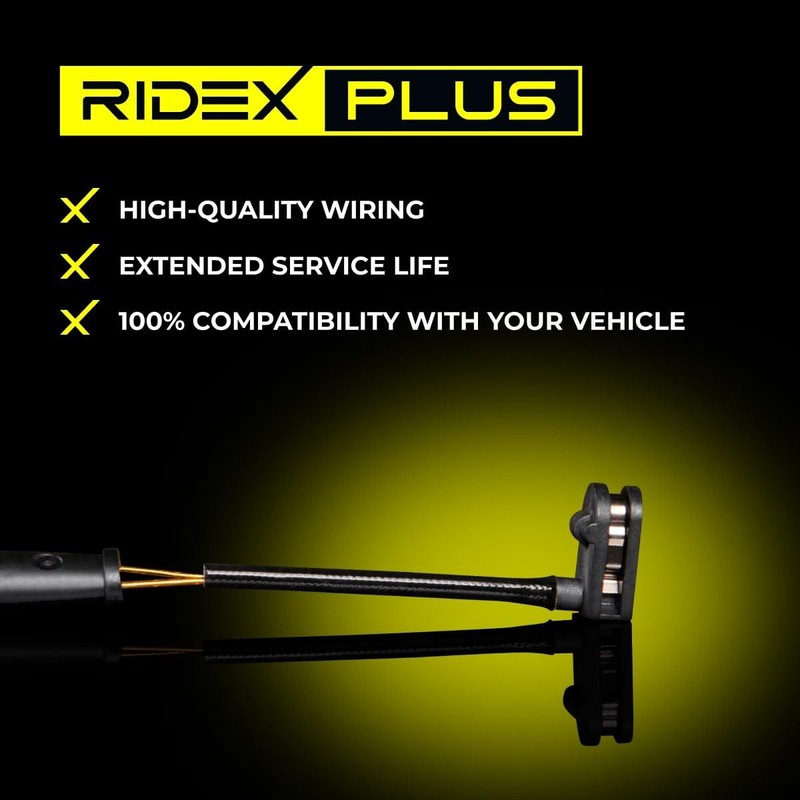 RIDEX Plus Warning Contact Brake Pads Rear