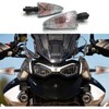 SPNUVR 2Pcs Motorcycle Turn Signal Light Front Or Rear Indicator
