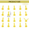 Split Pins,Scrapbooking Brads Split Pin,100pcs Mini Gold Brad Metal Paper