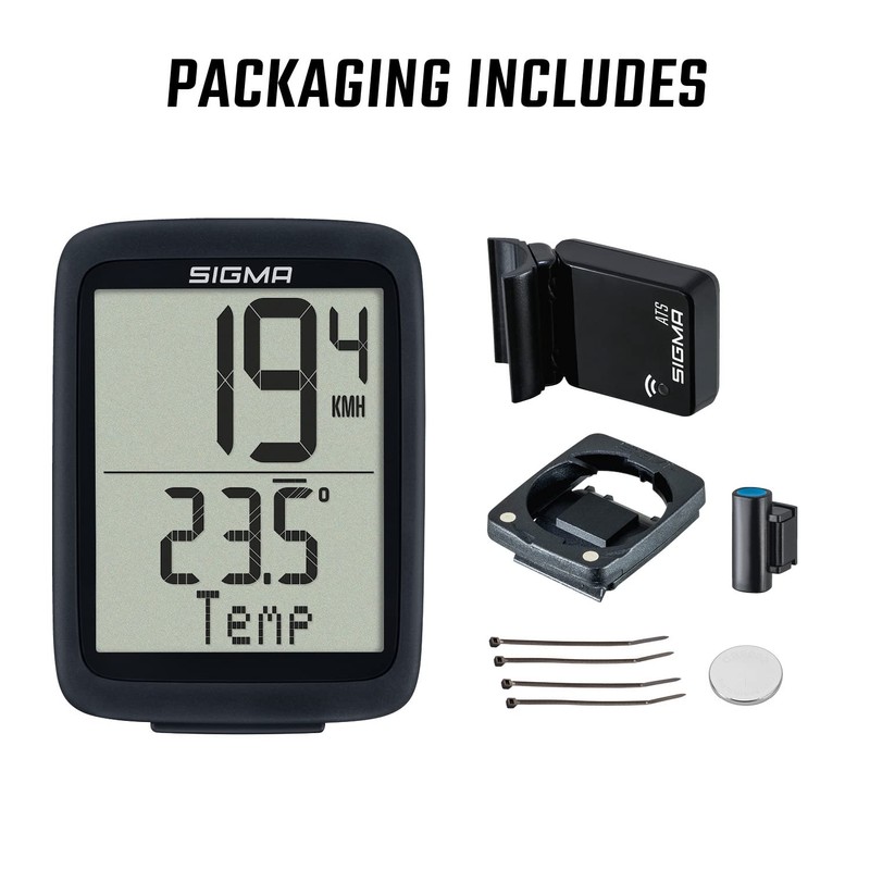 SIGMA SPORT BC 10.0 WL Wireless Bicycle Computer with Numerous