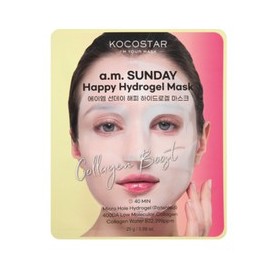 Kocostar Collagen Boost a.m Sunday Happy Hydrogel Mask, 25gr