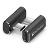 Sonero USB-C Stecker auf 90° Winkel USB-C Buchse (1er), Adapter,